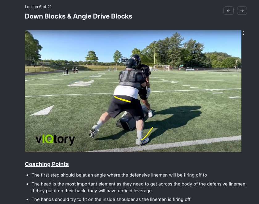 Down blocks and angle drive blocks lesson